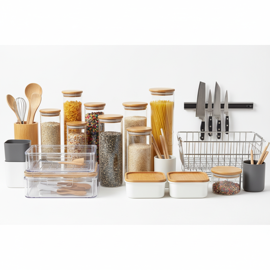أدوات تنظيم المطبخ - حلول ذكية ومتعددة الاستخدامات
