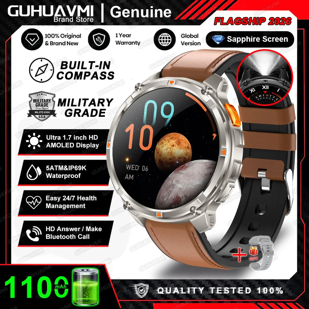 ساعة T-Rex3 Ultra الذكية - نسخة نمط التمويه العسكري | T-Rex3 Ultra Smartwatch - Military Camouflage Pattern Variant
