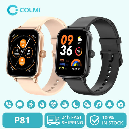 
ساعة ذكية COLMI P81 - منظر أمامي | COLMI P81 Smart Watch - Front View

