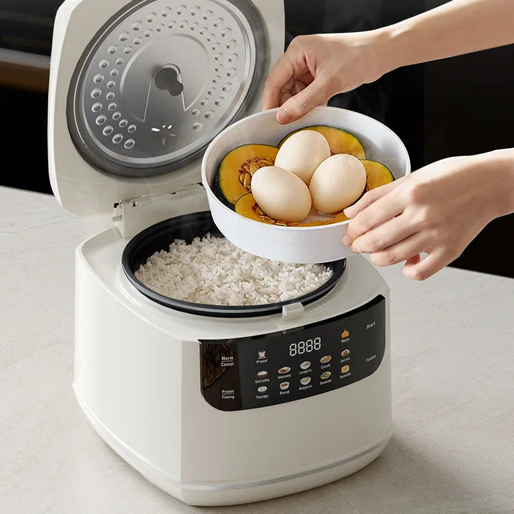 قدر أرز ذكي بجهاز توقيت 24 ساعة | Smart Rice Cooker 24 Hour Timer
