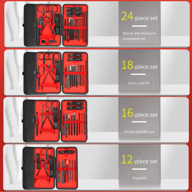 أدوات عناية بالأظافر ستانلس ستيل - Stainless Steel Nail Care Tools
