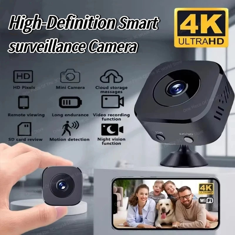 كاميرا مراقبة ذكية 4K لاسلكية بتقنية WiFi - منظر أمامي
4K smart wireless security camera - front view
