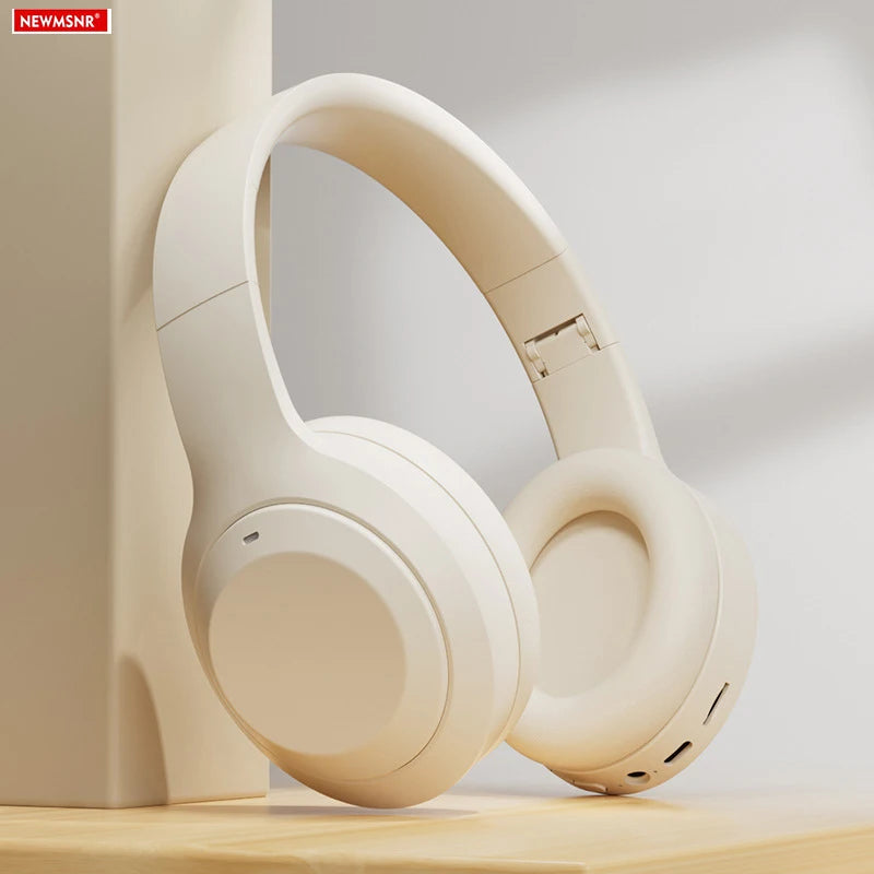 
سماعة بلوتوث 5.3 لاسلكية بيضاء - Wireless Bluetooth 5.3 Headphones White

