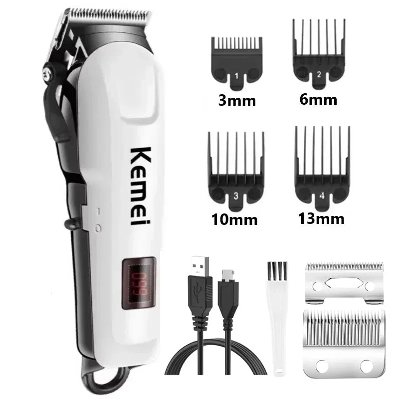 ماكينة حلاقة قابلة للشحن ببطارية طويلة الأمد | Rechargeable Clipper Long-Lasting Battery
