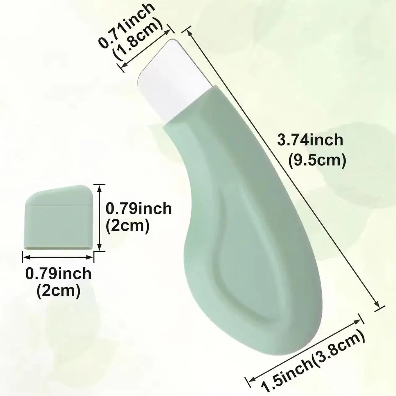 جهاز تنظيف مسام بتصميم مريح وصغير الحجم - Ergonomic and compact pore cleaning device