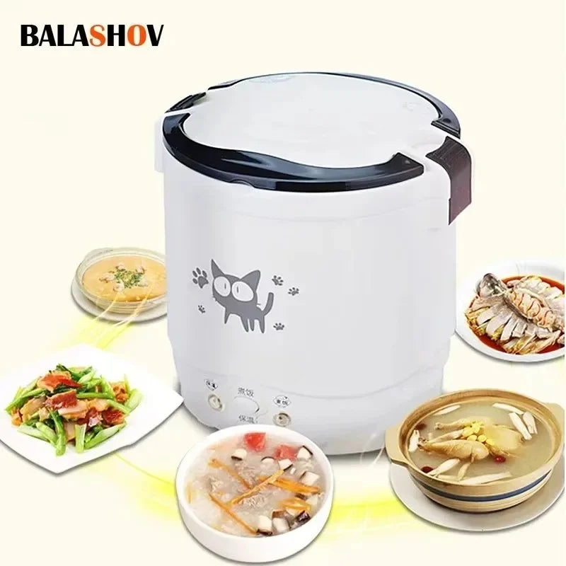 
قدر أرز كهربائي محمول متعدد الفولتية | Portable Electric Rice Cooker Multi-Voltage
