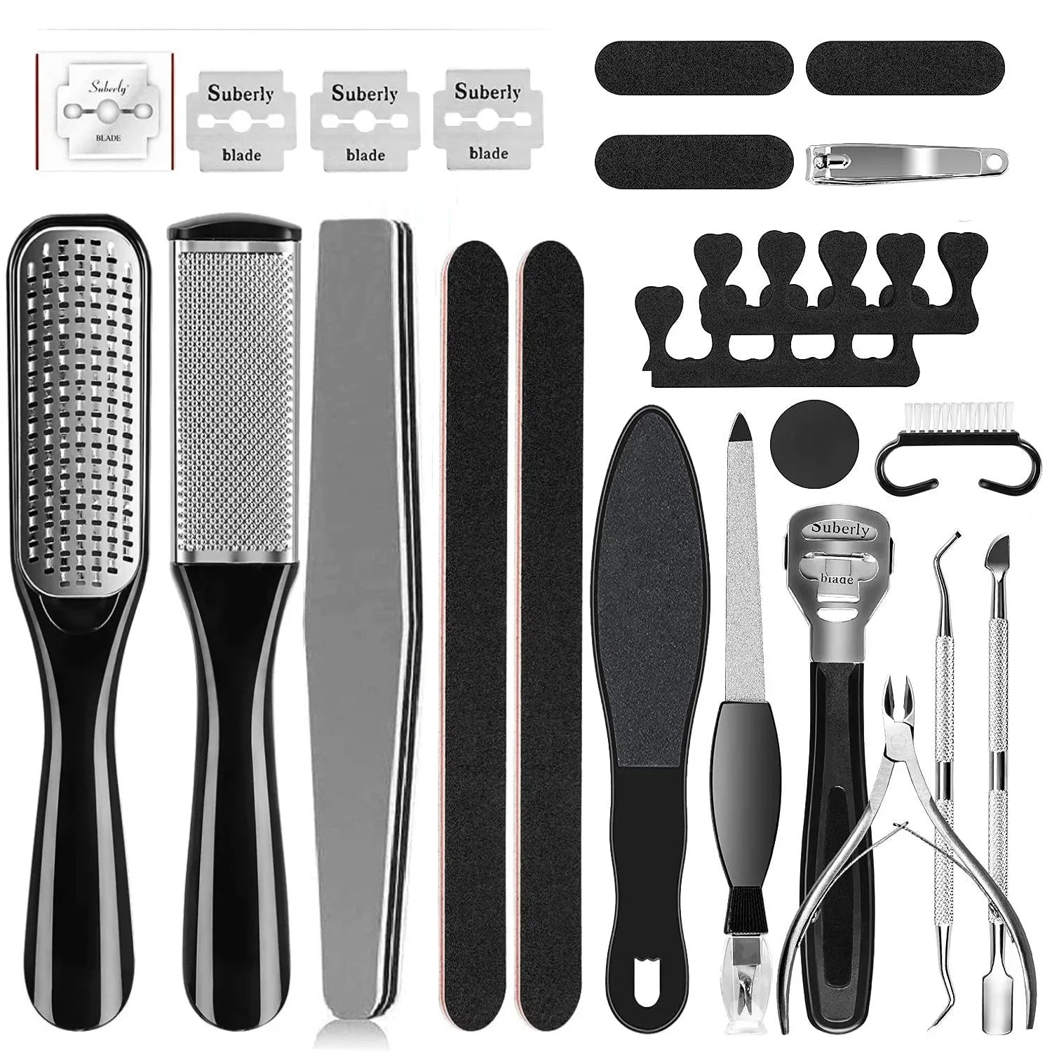 طقم باديكير احترافي ستانلس ستيل 8 قطع | Professional Pedicure Kit Stainless Steel 8 Pieces

