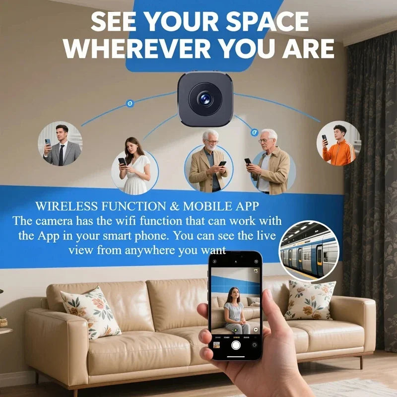 كاميرا أمان 4K مع عدسة واسعة الزاوية ورؤية ليلية بالأشعة تحت الحمراء
4K security camera with wide-angle lens and infrared night vision
