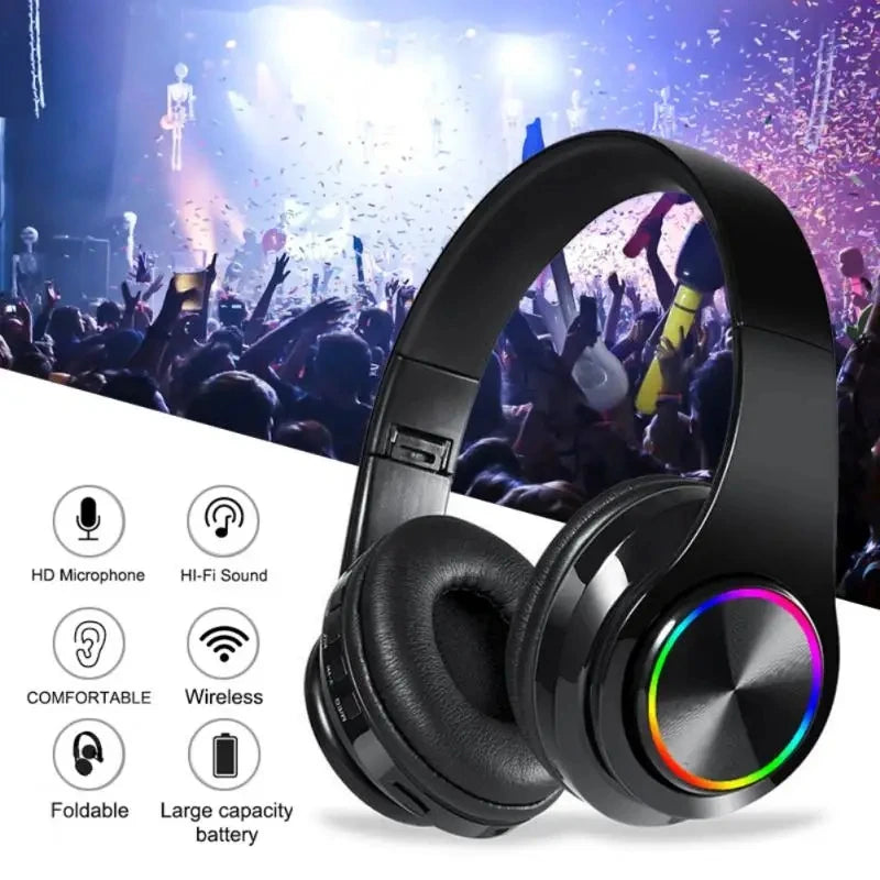 

سماعة بلوتوث B39 قابلة للطي HiFi ستيريو | B39 Foldable Bluetooth Headphones HiFi Stereo
