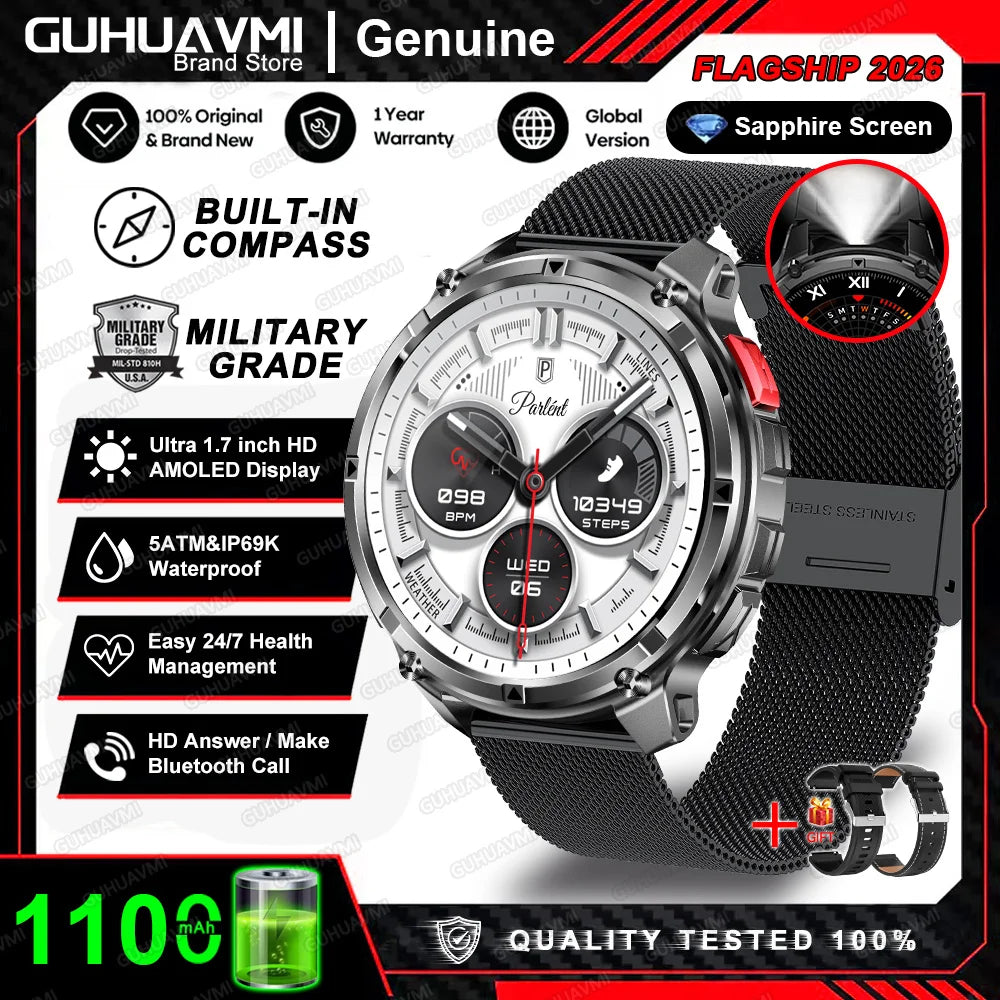 ساعة T-Rex3 Ultra الذكية - نسخة اللون الأبيض | T-Rex3 Ultra Smartwatch - White Color Variant
