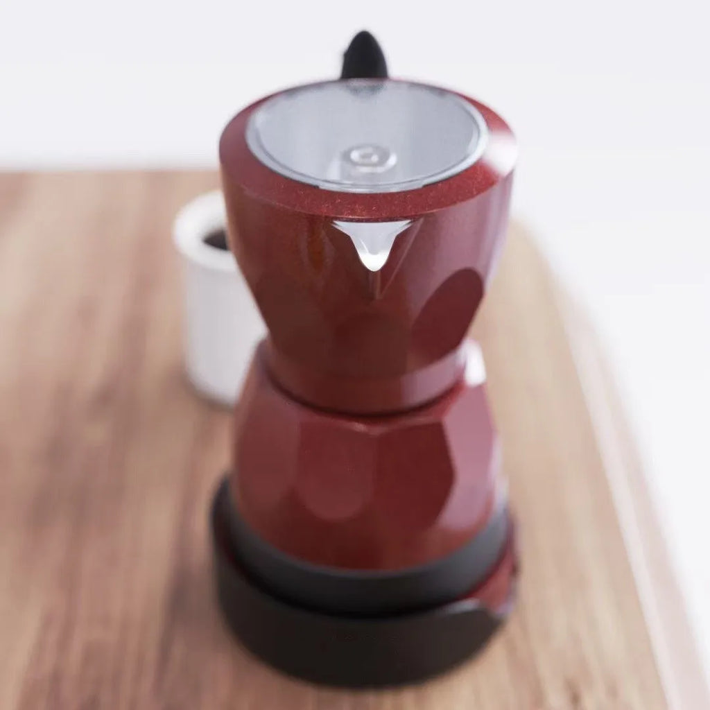 ماكينة قهوة إيطالية حمراء - Red Italian Coffee Maker
